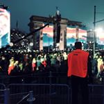 Tribünenblick Proben zum Bürgerfest #Mauerfall